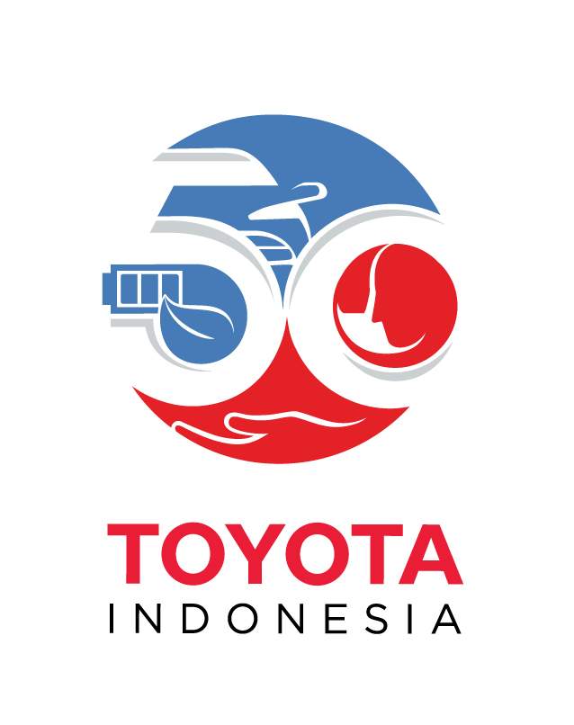 Toyota indonesia 50th anniversary logo